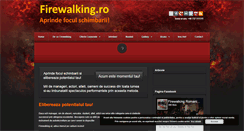 Desktop Screenshot of firewalking.ro