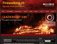 Tablet Screenshot of firewalking.ro