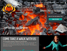 Tablet Screenshot of firewalking.com