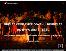 Tablet Screenshot of firewalking.cz